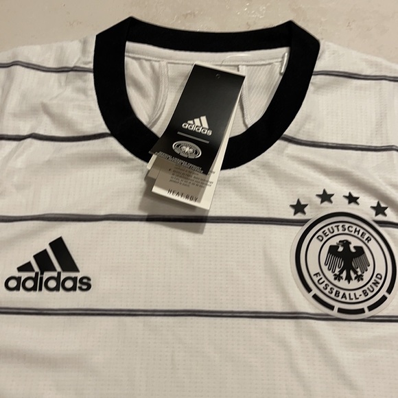 NWT ADIDAS Germany National Team 2020 Authentic Home Jersey EH6104 Men’s Medium - Picture 2 of 9